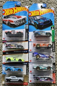 Hot Wheels Lot Of 10 Race Cars Viper Gt Scorcher Camaro Ford GT Mustang Treasure - Picture 1 of 7
