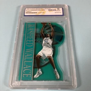 1995 Classic Rookies Clear Cuts /595 Rasheed Wallace #CCH3 Sample Gem Mint 10 - Bild 1 von 5