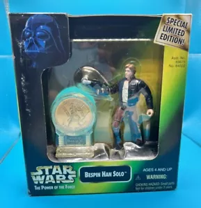 NEW 1997 Star Wars POTF Action Figure Special Edition with Coin Bespin Han Solo - Picture 1 of 11