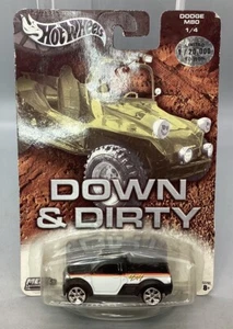 Hot Wheels Down & Dirty Series Blk/White Dodge M80 1/4 Limited Edition 1/20,000 - Picture 1 of 10