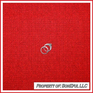 BonEful Fabric FQ Cotton Quilt Red Tonal Calico Print Valentine Xmas USA Dot Kid - Picture 1 of 7