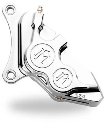 Performance Machine Four-Piston Differential-Bore Brake Caliper Kit - Chrome - Image 1 of 3