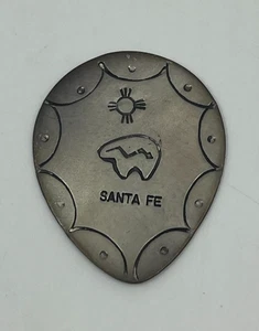 Guitarra Pick Vintage MARKED RRL NAVAJO PLATA ESTERLINA 925 Santa Fe - Imagen 1 de 4