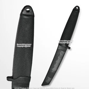 12" schwarz Polypropylen Kampf Training feste Klinge Dolch Sparring Messer - Bild 1 von 4