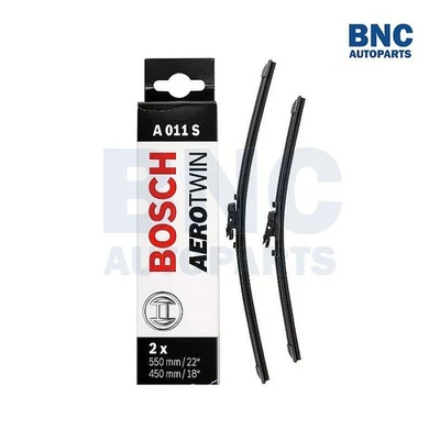 Juego de escobillas limpiaparabrisas delanteras planas Bosch Aerotwin para Fiat Stilo - 2001-2006 Foto 1 de 4