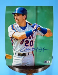 Howard Johnson New York Mets Signed 8 x 10 Photo Authenticated Excellent - Picture 1 of 4