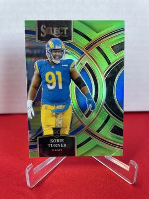 2023 Panini Select Premier Level #131 Kobie Turner Lime Green /49 RC - Image 1 of 2