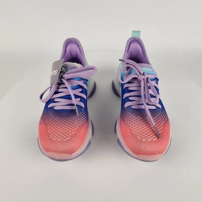 DREAM PAIRS Girls Slip-On Running Sneakers 10 Toddler Rainbow Knit Lightweight - Image 1 of 4