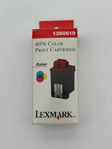 Genuine Lexmark 4076 Color Inkjet Cartridge 1380619 NEW SEALED - Picture 1 of 6
