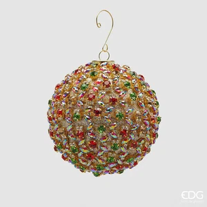 EDG Enzo De Gasperi Adorno Bola Godiva De Navidad D 10 Cm Multicolor - Imagen 1 de 1