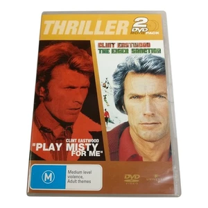 Play Misty for Me / The Eiger Sanction DVD Clint Eastwood Region 2 4 Thriller - Picture 1 of 4