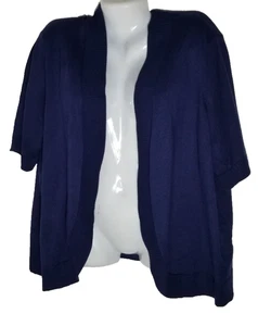 Catherine's Women's Plus Size Navy Blue Sweater Shrug Top 3X 26 28 New - Picture 1 of 7