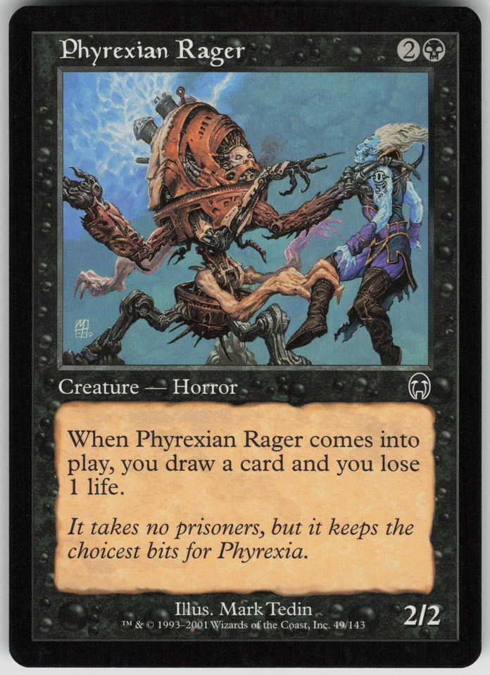 Phyrexian Rager C Apocalypse 49 NM - Image 1 of 2