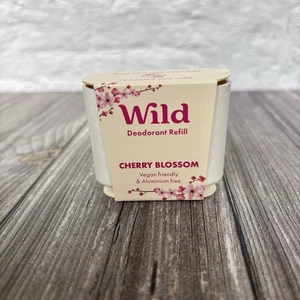 Wild Refill Deodorant Block - Cherry Blossom 40g New - Picture 1 of 3