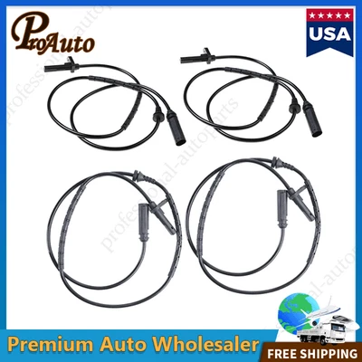 Sensor de velocidad L&R RABS delantero y trasero 4 piezas para BMW X5 X6 34526771776 34526771777 Foto 1 de 4