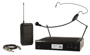 Shure BLX14R S8 Instrumenten Rack Funksystem Set Bodypack HS-65 Headsetmikrofon - Bild 1 von 5