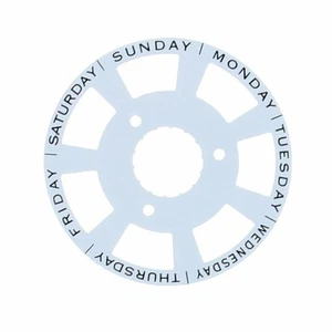 DAY DATE DISC CALENDAR FOR 40-41 ROLEX PRESIDENT II 3156 3255 218239 218238 WHIT - Picture 1 of 3