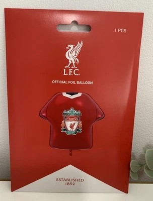 SENSATIONS Liverpool Football Fan Uninflated Helium Balloon. Official Shirt Balloon.