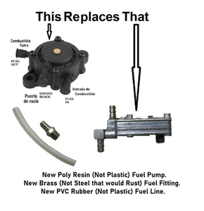 LME CARBURETOR FUEL PUMP REPLACEMENT FOR SEARS SUBURBAN SUPER SS 12 CUSTOM 10 XL - Picture 1 of 7