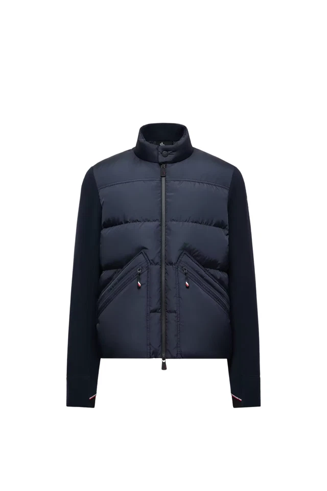 Nuevo cárdigan con cremallera azul marino Moncler Grenoble $1290 para hombre Foto 1 de 1