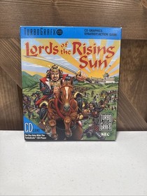 Lords of the Rising Sun CIB Turbografx 16 CD NEC DUO