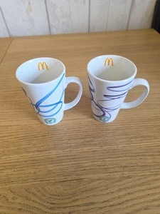 Mcdonalds Kenco Coffee Mugs Tea Cups X 2 2008/2009 - Picture 1 of 12