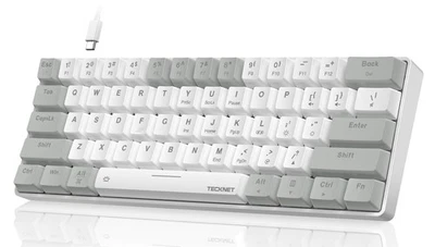 TECKNET 60% Mechanical Gaming Keyboard-RGB Backlit,Ultra Compact Mini 61 Keys - Image 1 of 4