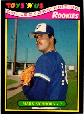1987 Topps Toys "R" Us Rookies #10 Mark Eichhorn - Image 1 of 2