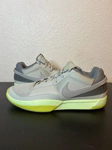 Scarpa da basket Nike JA 1 taglia 15 'argento chiaro' grigio cyber verde FQ4796-003 - Foto 1 di 7