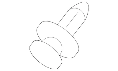 Clip de revestimiento de guardabarros genuino Mitsubishi MB253964 Foto 1 de 2