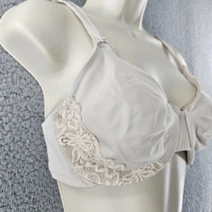 Olga Bra Womens 36D Beige Luxury Lift Underwire Bra Unlined - Picture 1 of 11