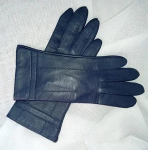 Keyston Navy Gloves.size Small. Made In Hong Kong 1950s 1960s - Picture 1 of 3