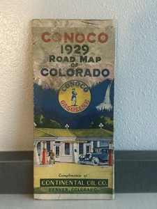 Mapa de ruta Conoco Minutemen 1929: Colorado usado - Imagen 1 de 3