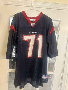 Rare VTG Reebok Authentic Houston Texans Tony Boselli 71 Jersey Mens 54 XL Sewn - Picture 1 of 7