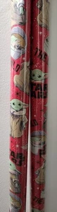 Mandalorian THE CHILD Baby Yoda 20 sq ft Star Wars Christmas Wrapping Paper - Picture 1 of 10