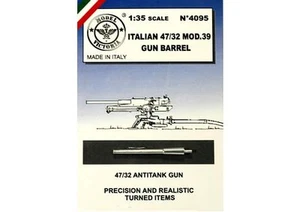 Modelo Victoria 1/35 47/32 Cañón para italiano 47/32 Modelo 39 AT Gun 4095 - Imagen 1 de 1