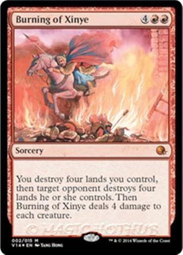 MTG - BURNING OF XINYE - From the Vault: Annihilation (M) - Image 1 of 1