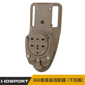 WOSPORT 360° Base Adaptador Placa de Baja Presión para Cinturones Tácticos Polainas - Imagen 1 de 18