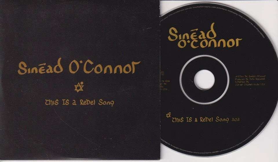 Sinéad O'Connor – This Is A Rebel Song - 1 Track Promo Single CD 1997 Columbia - Bild 1 von 1