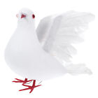 Weißer Gartenvogel Ornamente Kunstvögel zur Dekoration