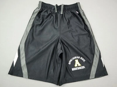 Pantalones Cortos Appalachian State Mountaineers Hombres Pequeños Negros Campeón NCAA Fútbol S Foto 1 de 4