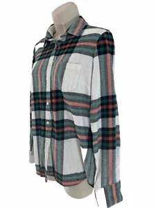 J Crew Perfect Womens S Tartan Scotch Plaid Cotton Flannel Shirt - Picture 1 of 9