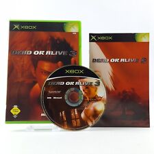 Xbox Classic Spiel : Dead or Alive 3 - CD Anleitung OVP / Microsoft PAL