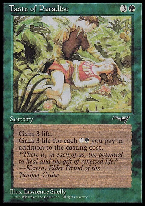 Magic the Gathering MTG Taste of Paradise (100b) Alliances - Image 1 of 1