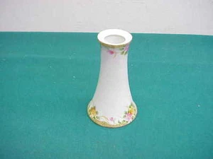Nipon Antique old porcelain hat pin holder flowers - Picture 1 of 4