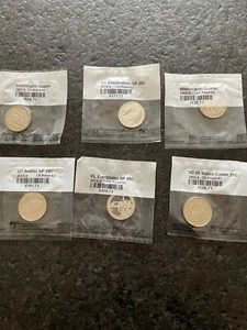 Menge (6) State Park & Regular Quarters Littleton versiegelte Packungen Proofs - Bild 1 von 4