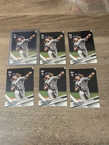 (6) 2017 Topps Update Josh Hader Rookie #US209 Milwaukee Brewers - Picture 1 of 2