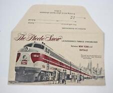 The Phoebe Snow Lackawanna Railroad Ticket Envelope DL&W 1957