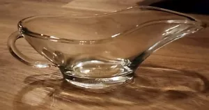 Anchor Hocking Clear Glass Gravy Boat Bowl With Handle 10oz 295ML #1028 USA (Y4) - Picture 1 of 6