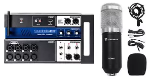 Soundcraft Ui12 12 Input Digital Mixer w/Wifi+App Control+Recording+Microphone - Picture 1 of 11